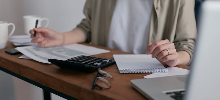 a woman trying to navigate Spanish tax system