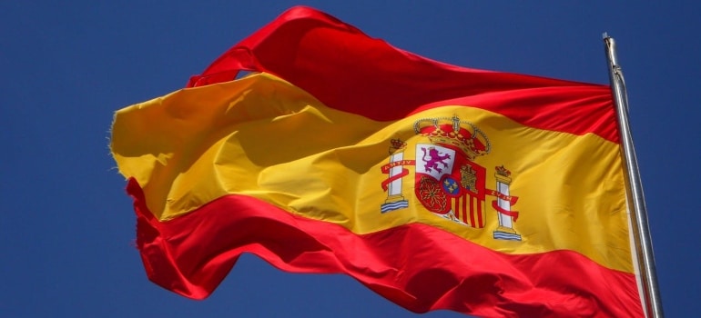 a flag of Spain 