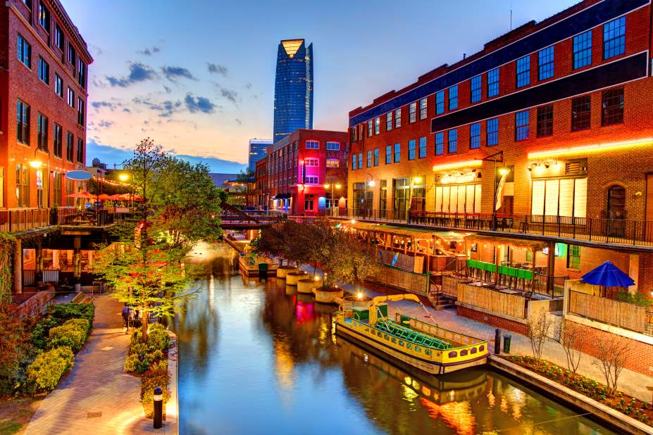 a canal in Oklahoma 